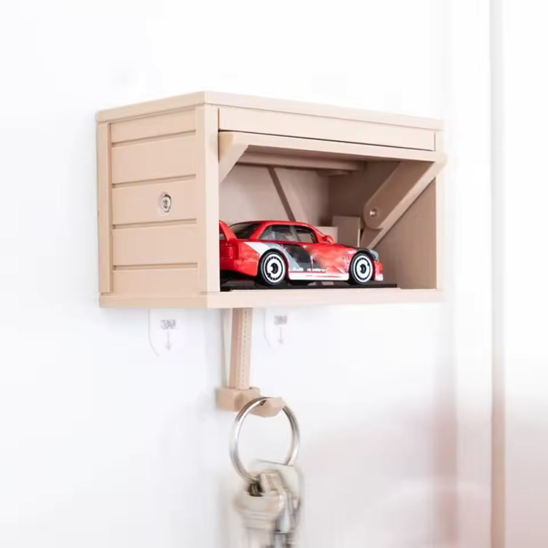 Porta Llaves De Mini Garaje